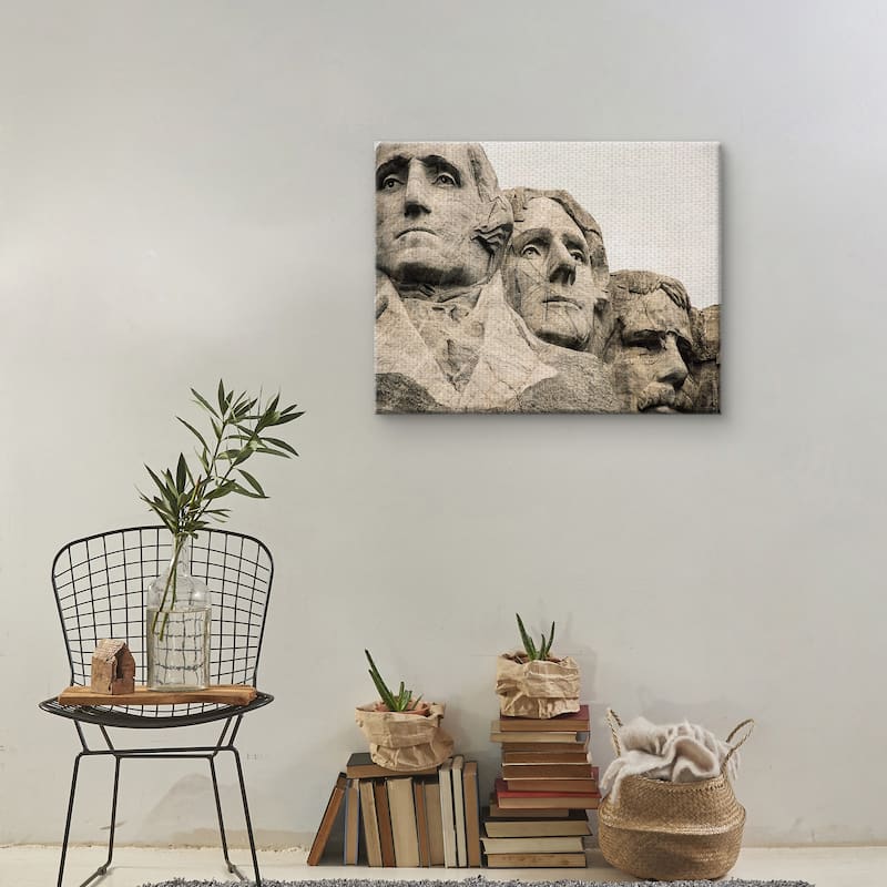 Rushmore by John Bakator Canvas Art Print