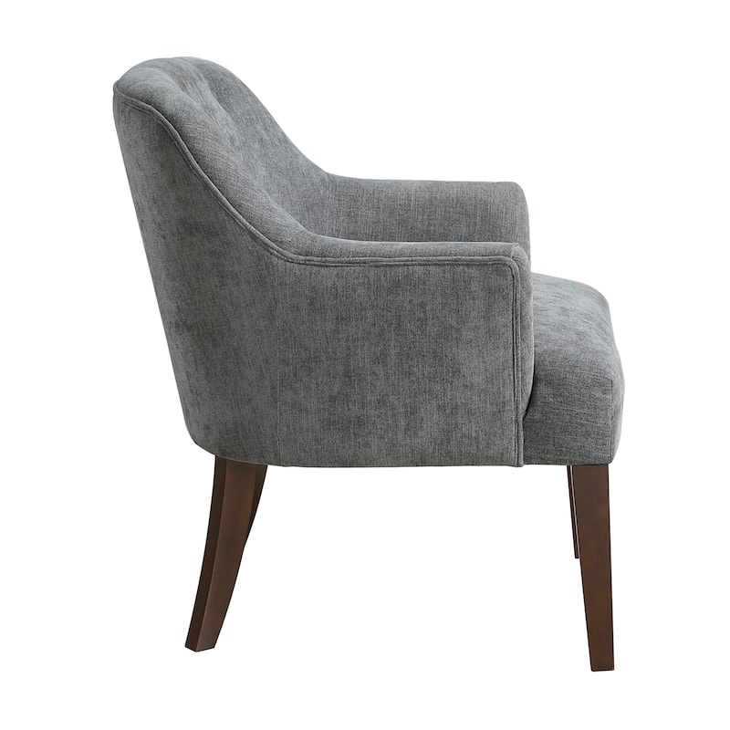 Sterling 26.5" Textured Accent Chair - Button-tufted Chair Back