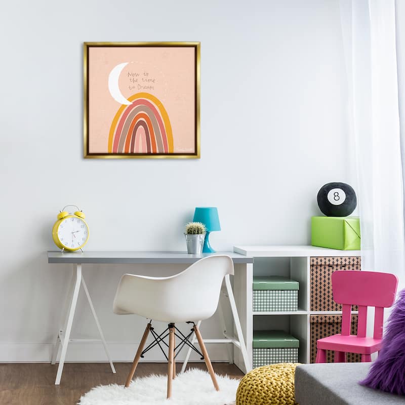 Stupell Now Is The Time To Dream Framed Floater Canvas Wall Art Design By Mandy Ford Art + Illustration