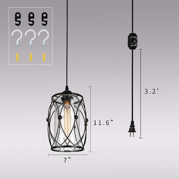 Shop Vintage Industrial Plug In On Off Dimmer Switch Pendant