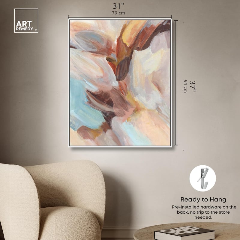 Layers of Colors II Canvas by Art Remedy