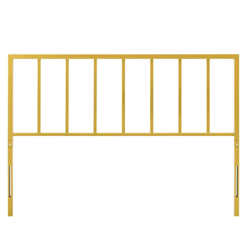 Kenvil Classic Queen Size Gold Metal Headboard