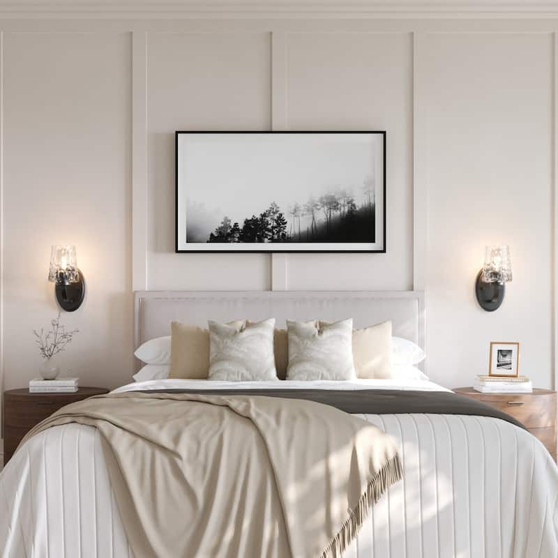 Acroma 1 - Light Bathroom Steel Dimmable Traditional Wall Sconce