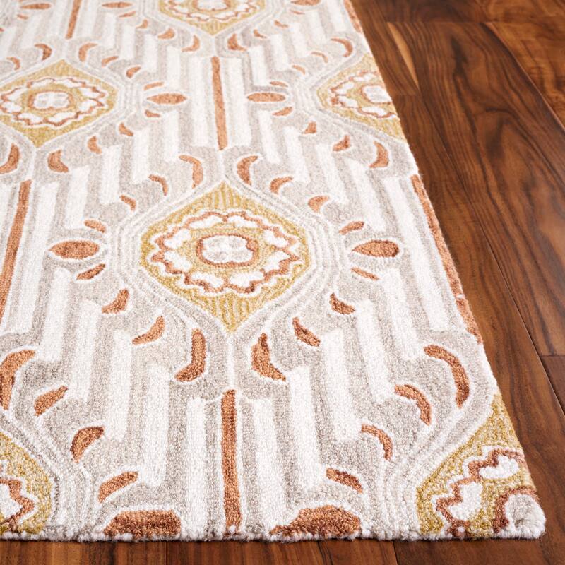 SAFAVIEH Handmade Pine Rania Contemporary Wool Rug