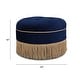 preview thumbnail 50 of 91, Yolanda 24" Upholstered Round Accent Ottoman