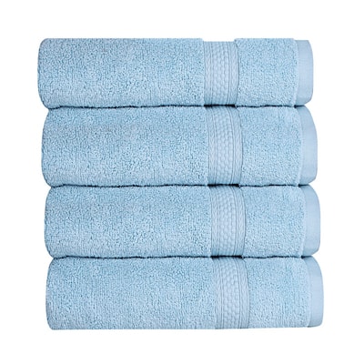 A1HC Bath Sheet 500 GSM 100% Ring Spun Cotton Low Lint, Ultra Soft, Highly Absorbent Quick Drying Bathroom Sheet Sets