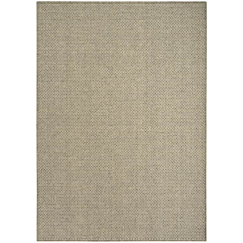 Nourison Tulum Indoor/Outdoor Solid Area Rug - 6' x 9' - Olive