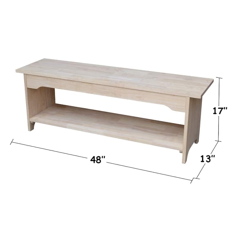 The Gray Barn Moonshine Unfinished Bench