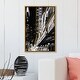 preview thumbnail 10 of 23, Oliver Gal 'Radio City Music Hall' Cities and Skylines Wall Art Framed Canvas Print United States Cities - Gold, Black 20 x 30 - Gold