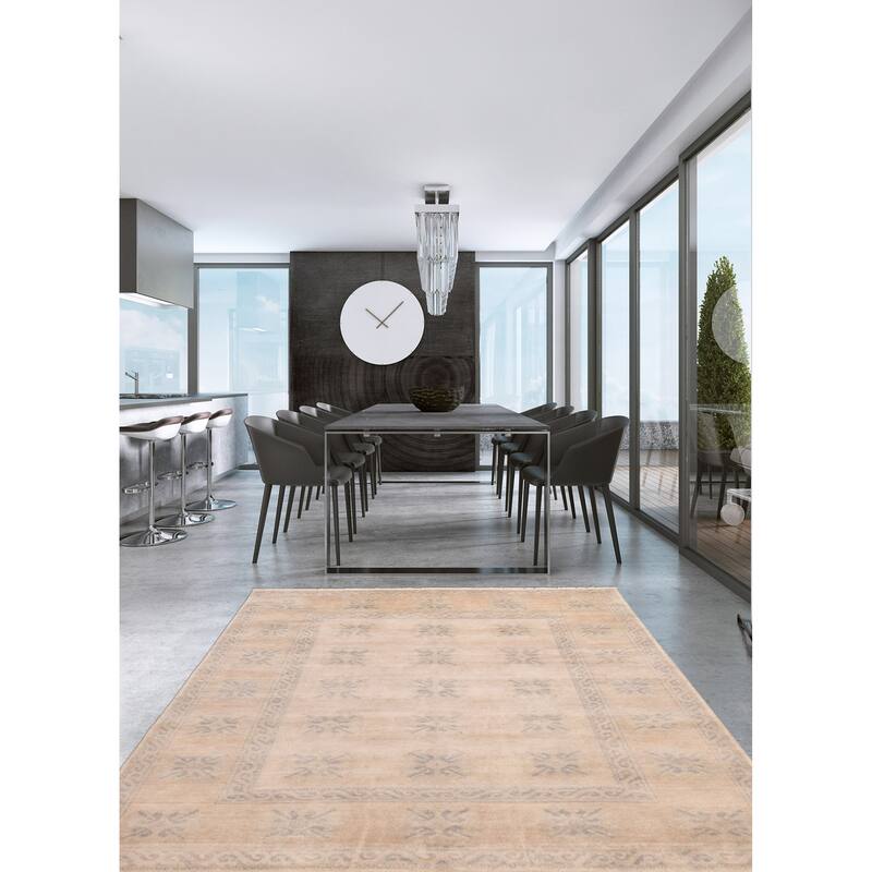 ECARPETGALLERY Hand-knotted Jules Serapi Beige, Tan Wool Rug - 7'11 x 10'3