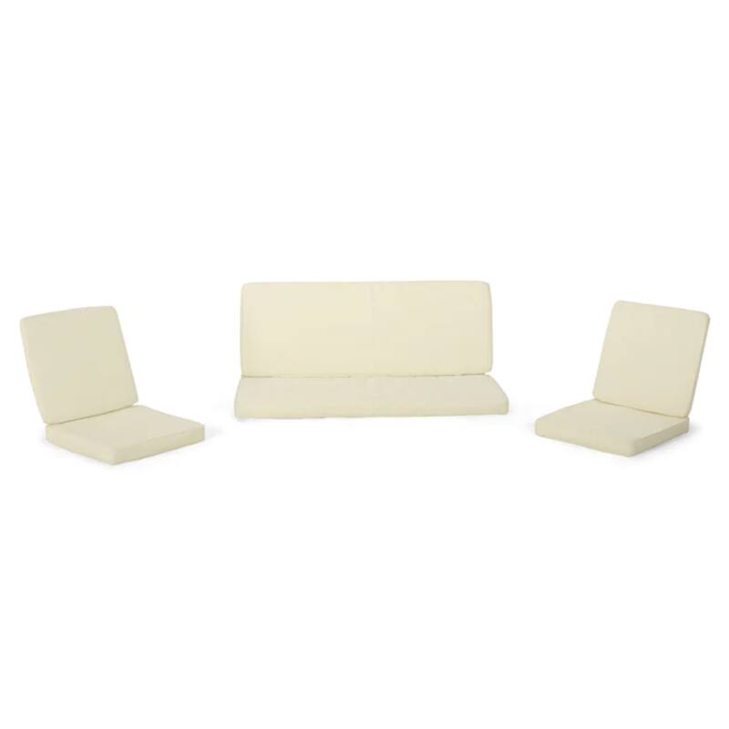 Roomfitters Carolina 3-Piece Cushion Set for Loveseat and Club Chairs, Water Repellent Fabric