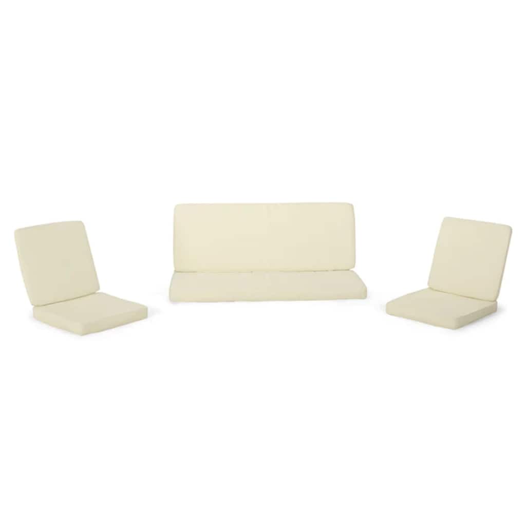 Roomfitters Carolina 3-Piece Cushion Set for Loveseat and Club Chairs, Water Repellent Fabric