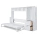 preview thumbnail 33 of 48, Full and Queen Murphy Beds Wall Beds with Wardrobes and Drawers