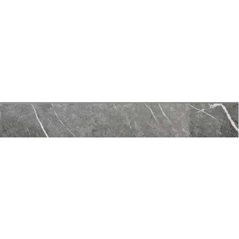 The Tile Life Opera 3x24 Grey Porcelain Bullnose Wall Tile - 3 x 24 - 1 Piece - 3 x 24 - 1 Piece
