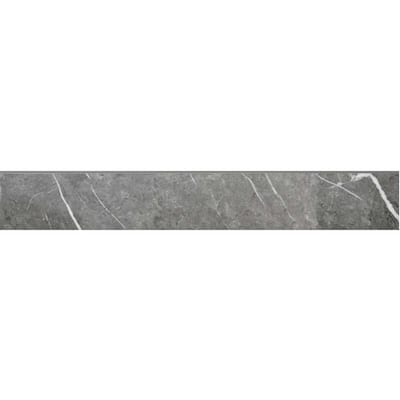 The Tile Life Opera 3x24 Grey Porcelain Bullnose Wall Tile - 3 x 24 - 1 Piece