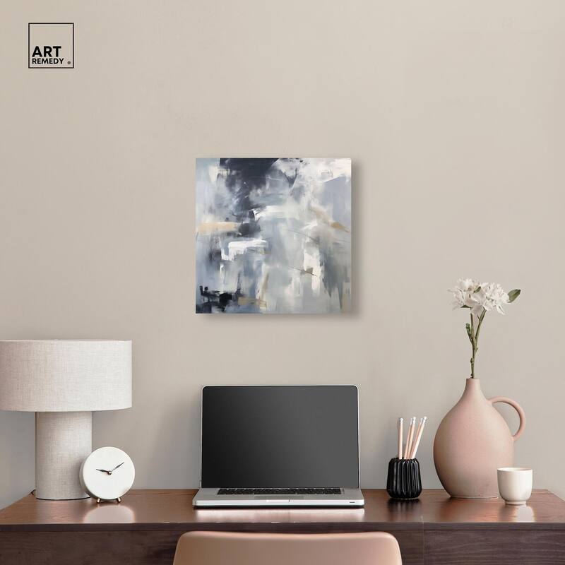 Contemplative Blues II Canvas by Art Remedy, Gallery Wrapped