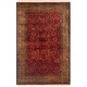 preview thumbnail 13 of 13, SAFAVIEH Couture Hand-knotted Ganges River Shantell Traditional Oriental Wool Rug with Fringe 6' Round - Rust/Green - Round