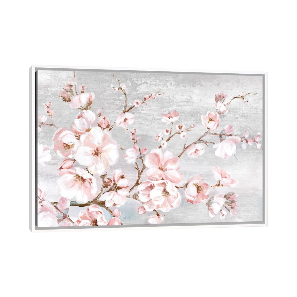 iCanvas "Spring Cherry Blossoms I " by Eva Watts Framed Canvas Print