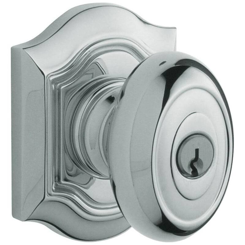 Baldwin Bethpage Style Single Cylinder Keyed Entry Door Knob Set with