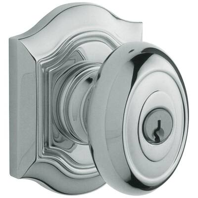 Baldwin Bethpage Style Single Cylinder Keyed Entry Door Knob Set with