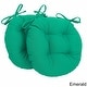 preview thumbnail 12 of 20, 16-inch Round Indoor Twill Chair Cushions (Set of 2 or 4) - 16 x 16