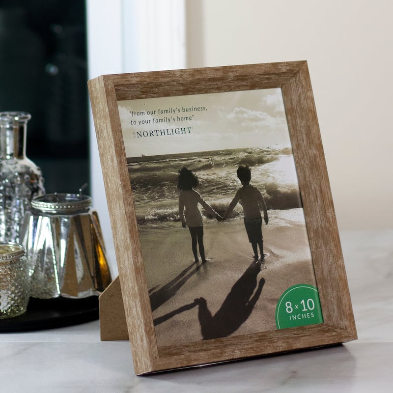 11.25" Classic Brown Picture Frame for 8" x 10" Photos - 8-inchx10-inch