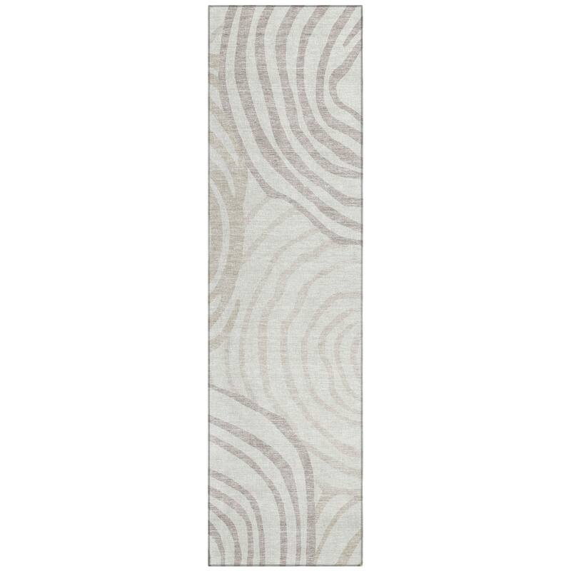 Machine Washable Indoor/ Outdoor Chantille Contemporary Dimensions Rug