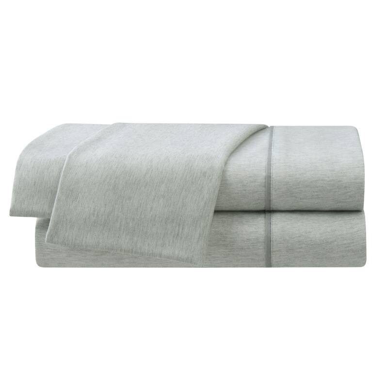 Martex Arcadia Heather Herringbone Sheet Set - King - Grey