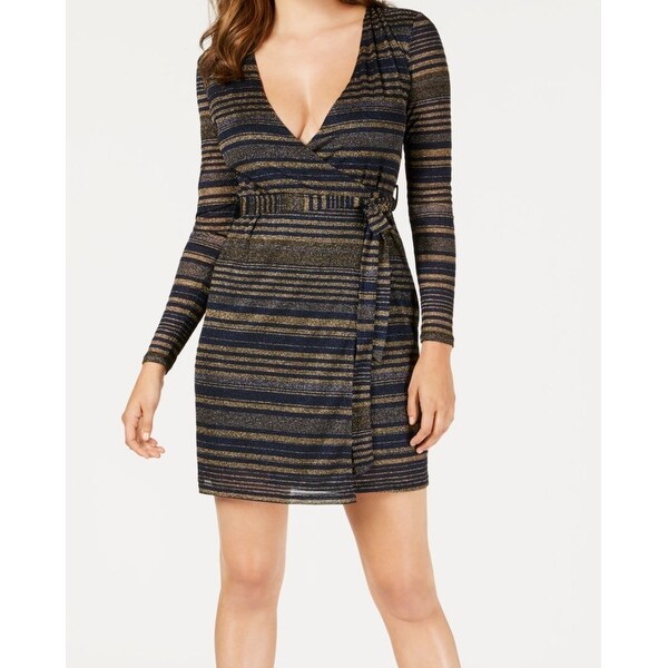 striped glitter dress