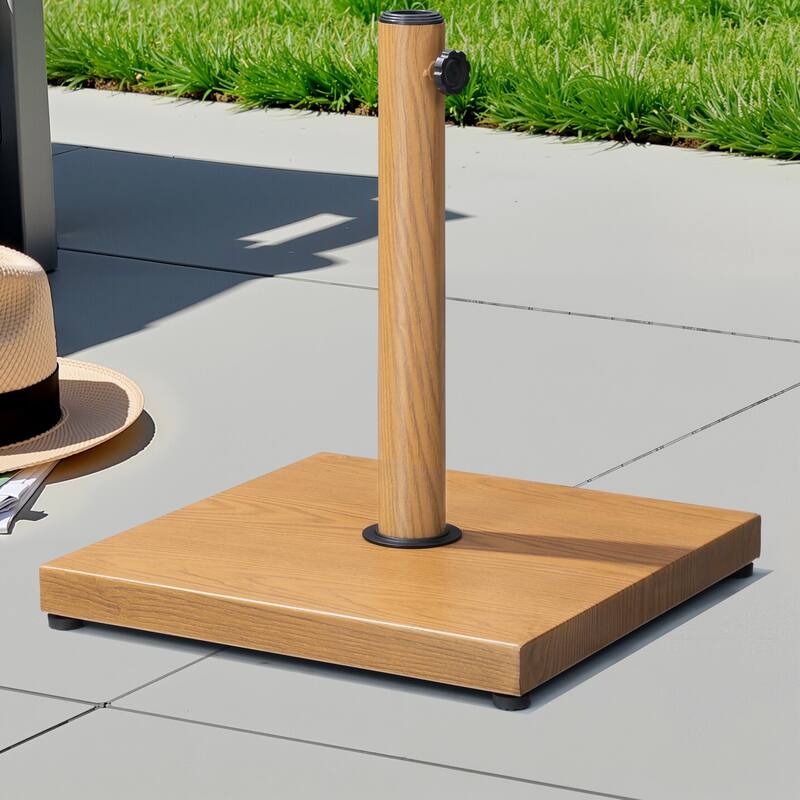 VredHom Outdoor Patio Market Umbrella Square Base Stand