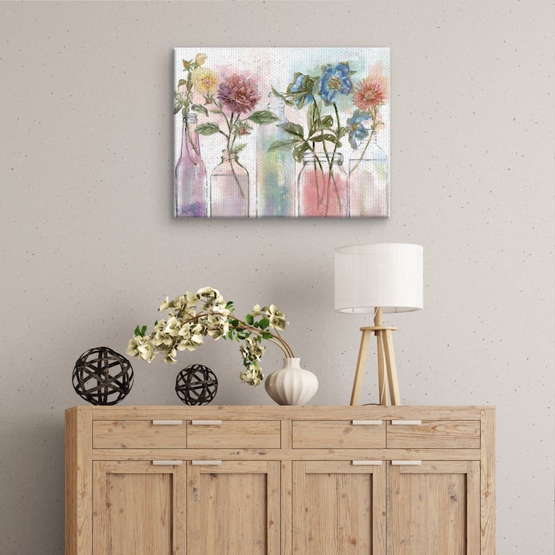 Vintage Bottle Collection by Nan Canvas Art Print