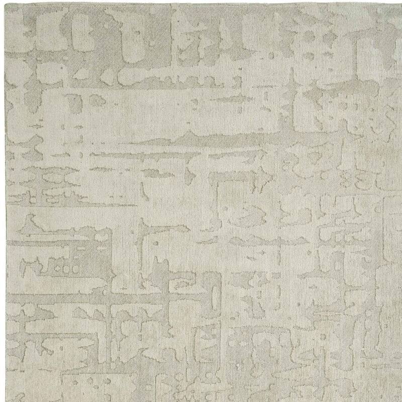 Kowak Geometric Abstract Modern Non Skid Woven Area Rug By HomeRoots - 48' X '48' X '0.2