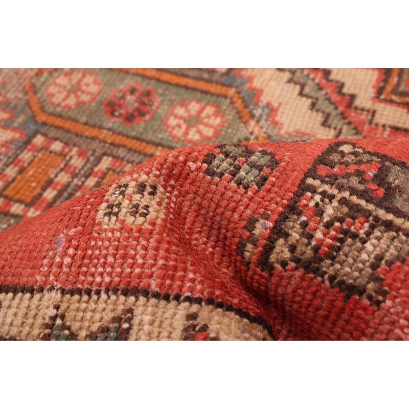 ECARPETGALLERY Hand-knotted Antalya Vintage Red Wool Rug - 2'10 x 9'4