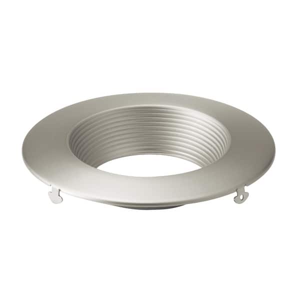 Kichler Direct-to-Ceiling Recessed Decorative Trim 4 inch Round Brushed ...