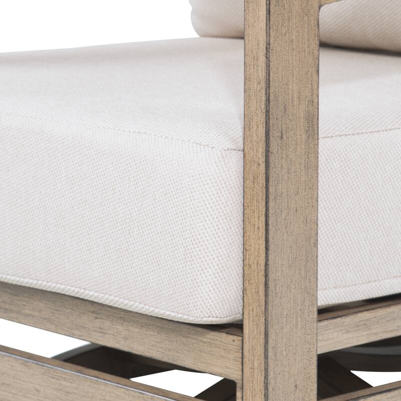 Patio Aluminum Sofa Set With Olefin Cushions