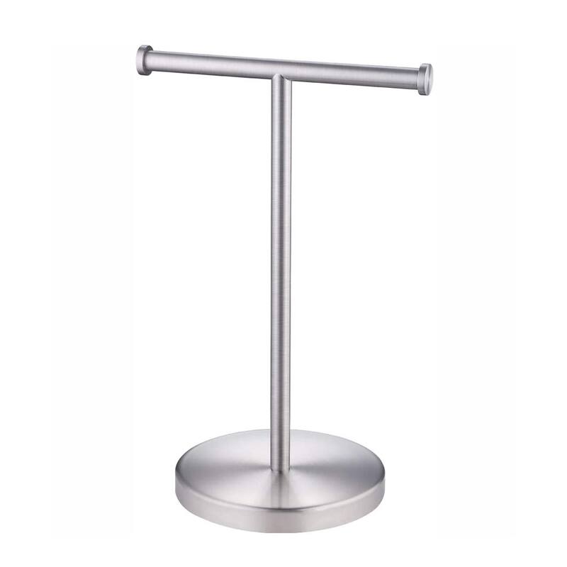 Countertop T-Shape Towel Rack Holer with Heavy Weight Base