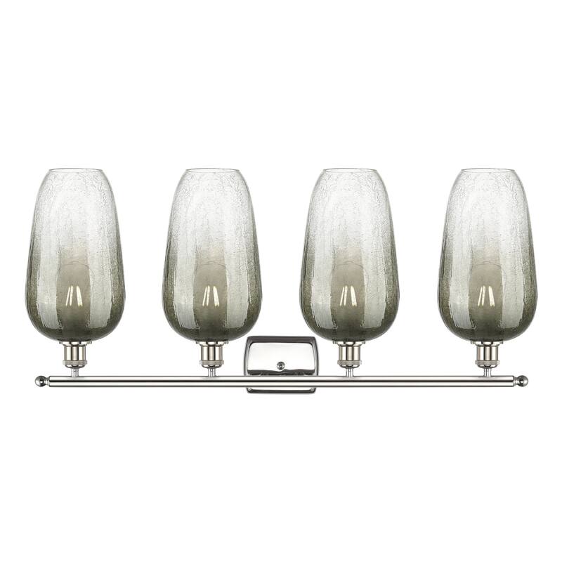 Innovations Lighting Endless Possibilities Ballston - Brookhaven Flute - 4 Light 37" Bath Vanity Light