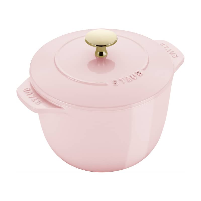STAUB Cast Iron 1.5-qt Petite French Oven - Peony Pink