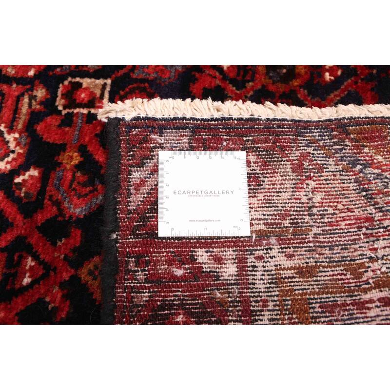 ECARPETGALLERY Hand-knotted Andelz Dark Navy Wool Rug - 3'1 x 10'6