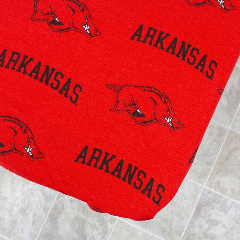 Arkansas Razorbacks Tailgate Fitted Tablecloth, 33" x 33", Card Table