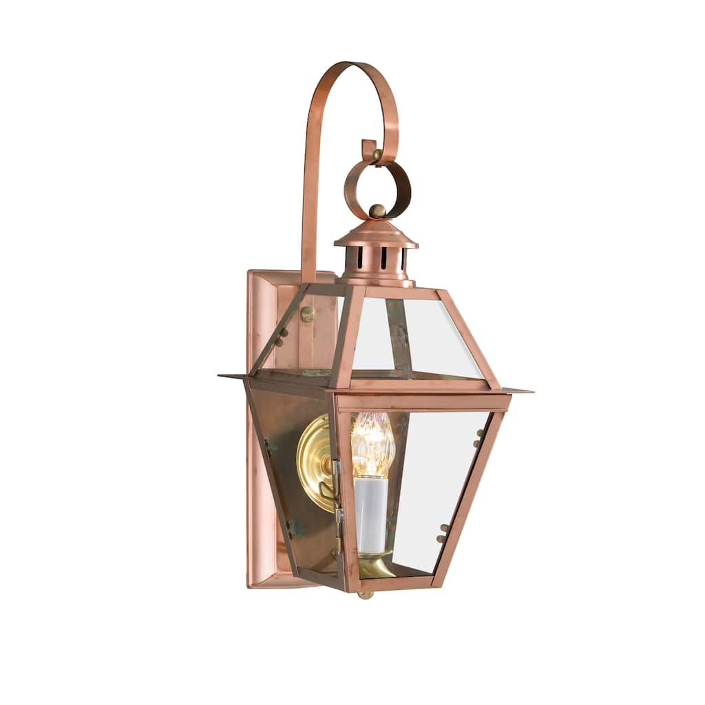 Olde Colony 22'' High 1-Light Outdoor Sconce - Copper - 22 inch Tall