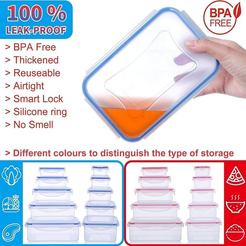 40-Piece Reusable Food Storage Containers