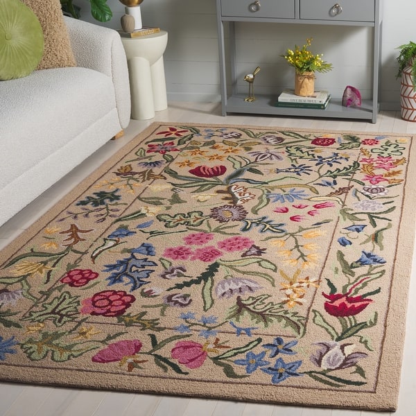 SAFAVIEH Handmade Chelsea Vukosava Oriental Wool Rug