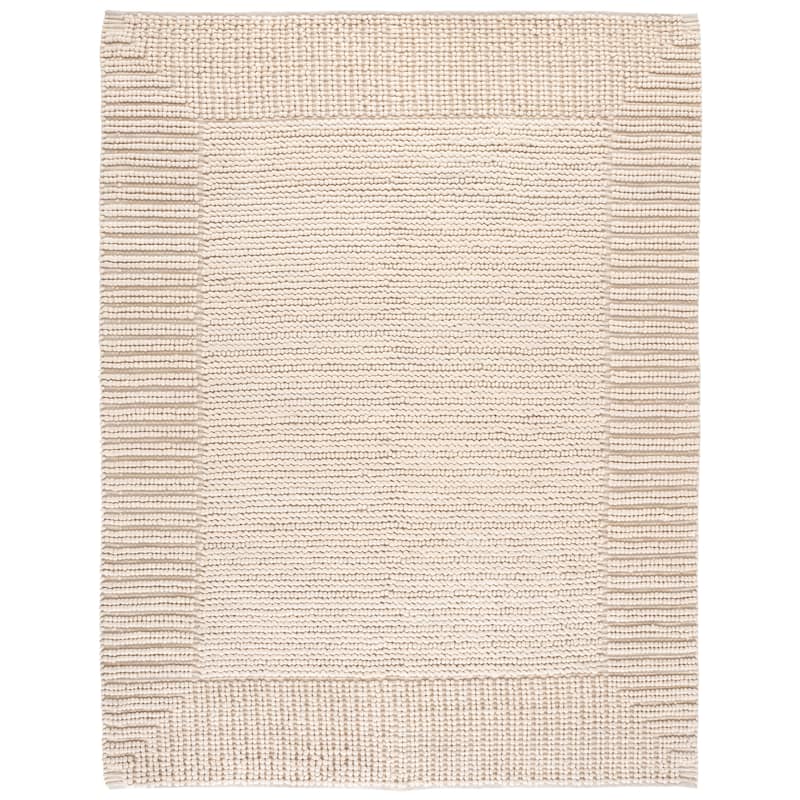 SAFAVIEH Handmade Natura Marijana Transitional Wool Rug - 8' x 10' - Beige