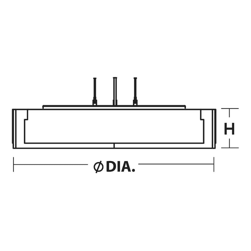 AFX APP1932LAJUD-LW Apex 21" Wide LED Pendant