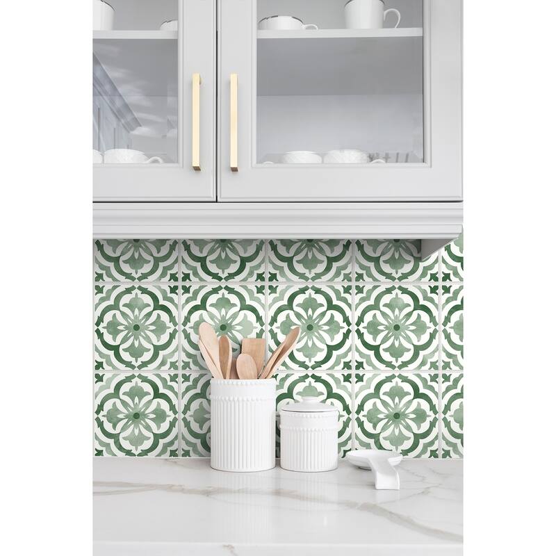Daisy Bennett Designs Sorento Tile Peel and Stick Wallpaper