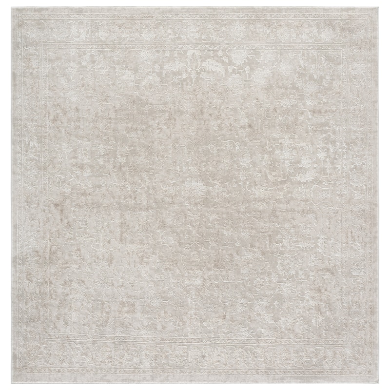 SAFAVIEH Reflection Mirande Area Rug - Beige/Ivory - 6'7" Square