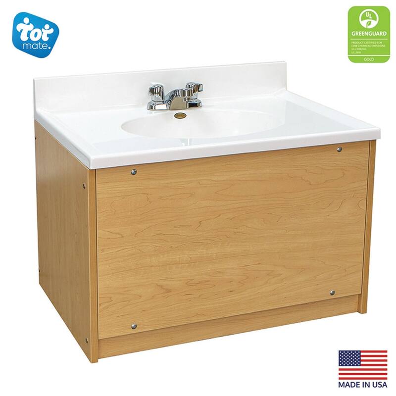 Tot Mate Single Laminate Floor Vanity - 31" x 21" x 21.5"; Unassembled