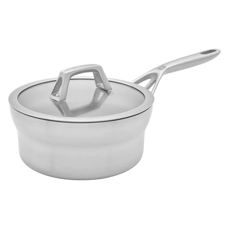 ZWILLING Motion Stainless Steel 2.5-qt Stainless Steel Saucepan with Lid - Stainless Steel - 2.5-qt