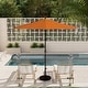 preview thumbnail 36 of 143, North Bend 9-foot Round Auto-tilt, Bronze Finish, Sunbrella Patio Umbrella by Havenside Home Tuscan